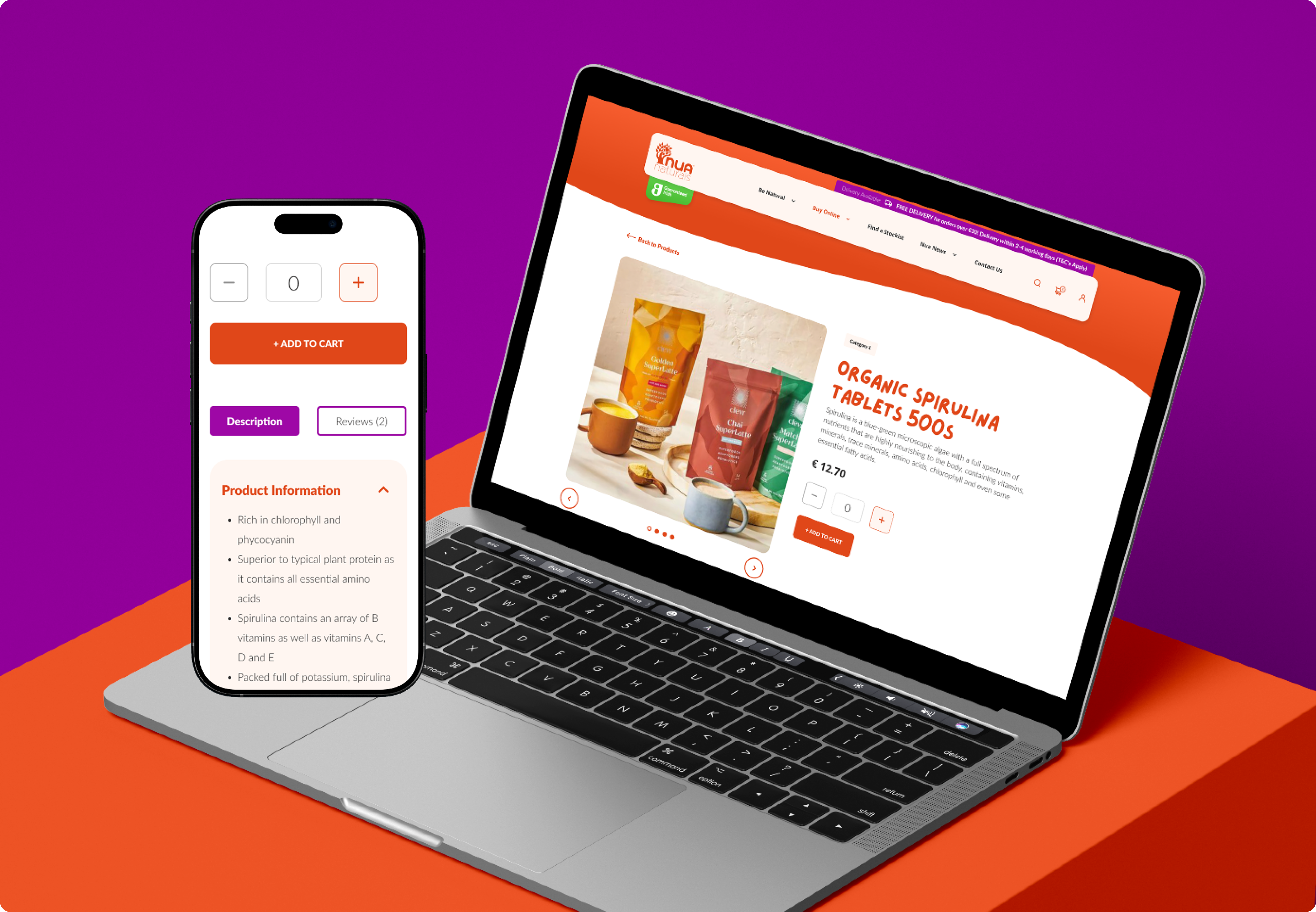 Responsive eCommerce website created to enhance user experience and drive online sales.